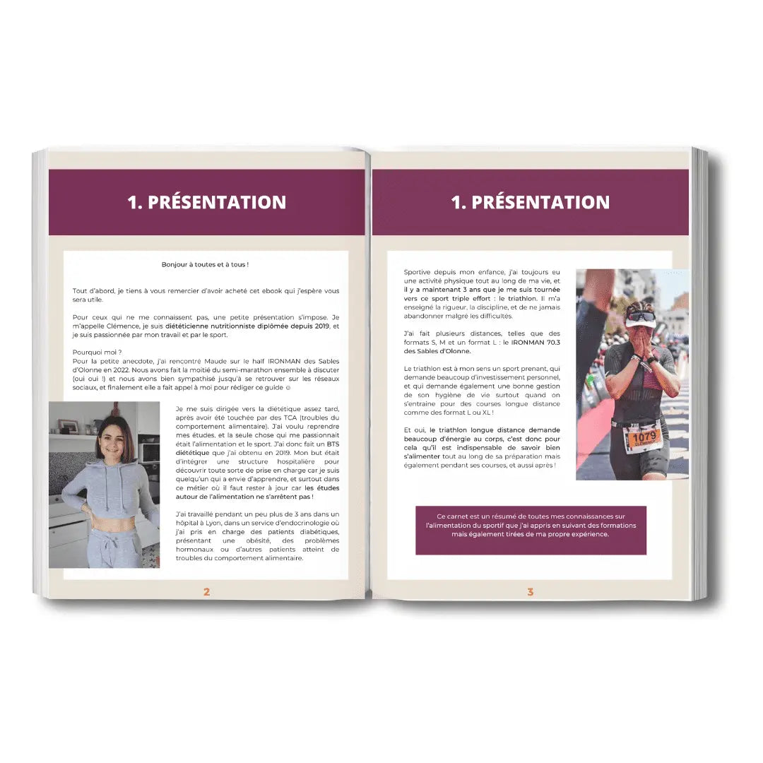 E-book Nutrition : Préparation 70.3 & Ironman - Ma boutique