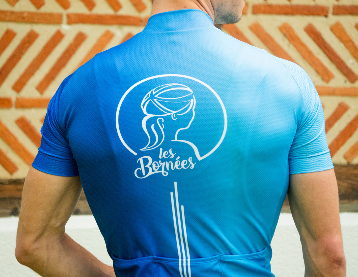 Maillot de Cyclisme Performance à Manches Courtes - Collection Baby Blue - Ma boutique