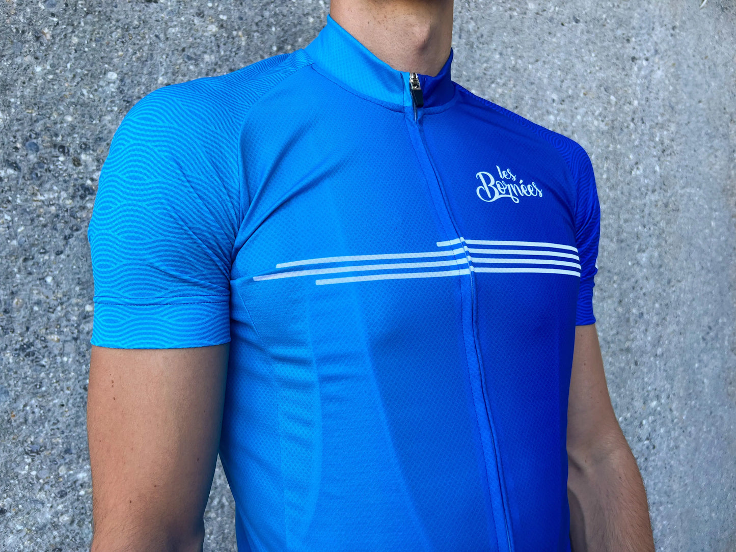 Maillot de Cyclisme Performance à Manches Longues - Collection Baby Blue - Ma boutique