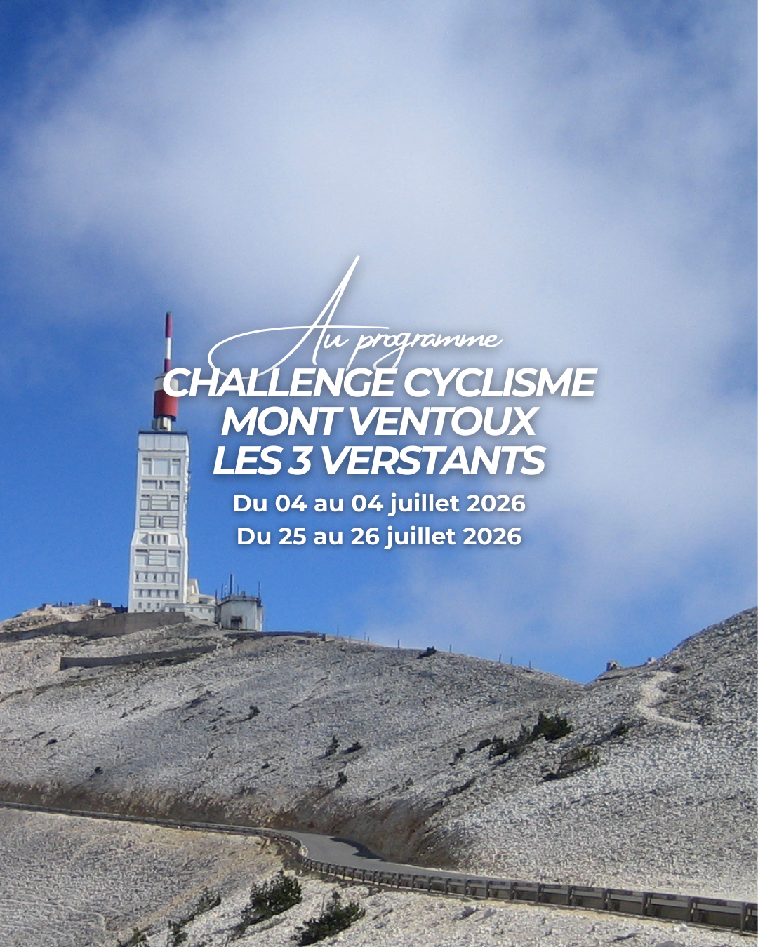 Challenge Ascension du Mont Ventoux - Les Bornées 