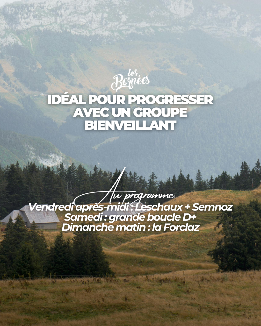 Week-end vélo Annecy - Les Bornées 