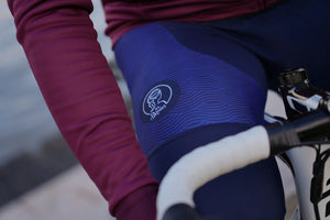 Men's Long Cycling Bib Shorts - Wave Collection : photo 2