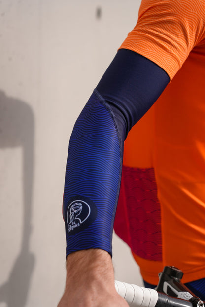 Manchons de Cyclisme Performance - Collection Wave