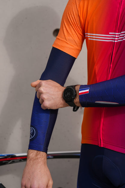 Manchons de Cyclisme Performance - Collection Wave