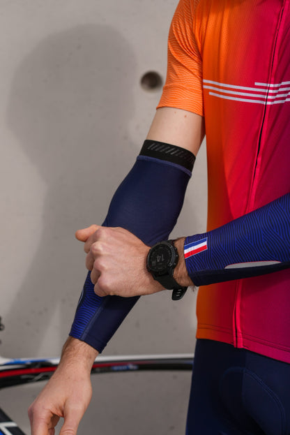 Manchons de Cyclisme Performance - Collection Wave