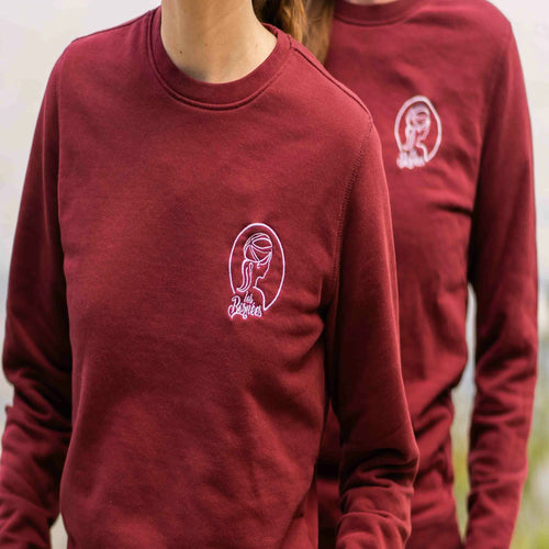 Embroidered Sweatshirt Le Bordeaux - Eco-Responsible and High-End