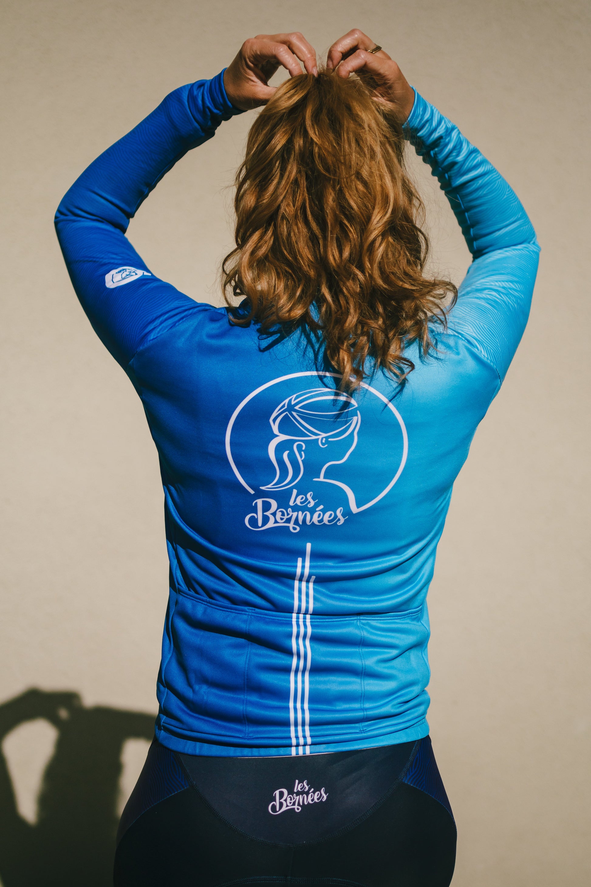 Jersey Femme à Manches Longues - Baby Blue - Ma boutique 