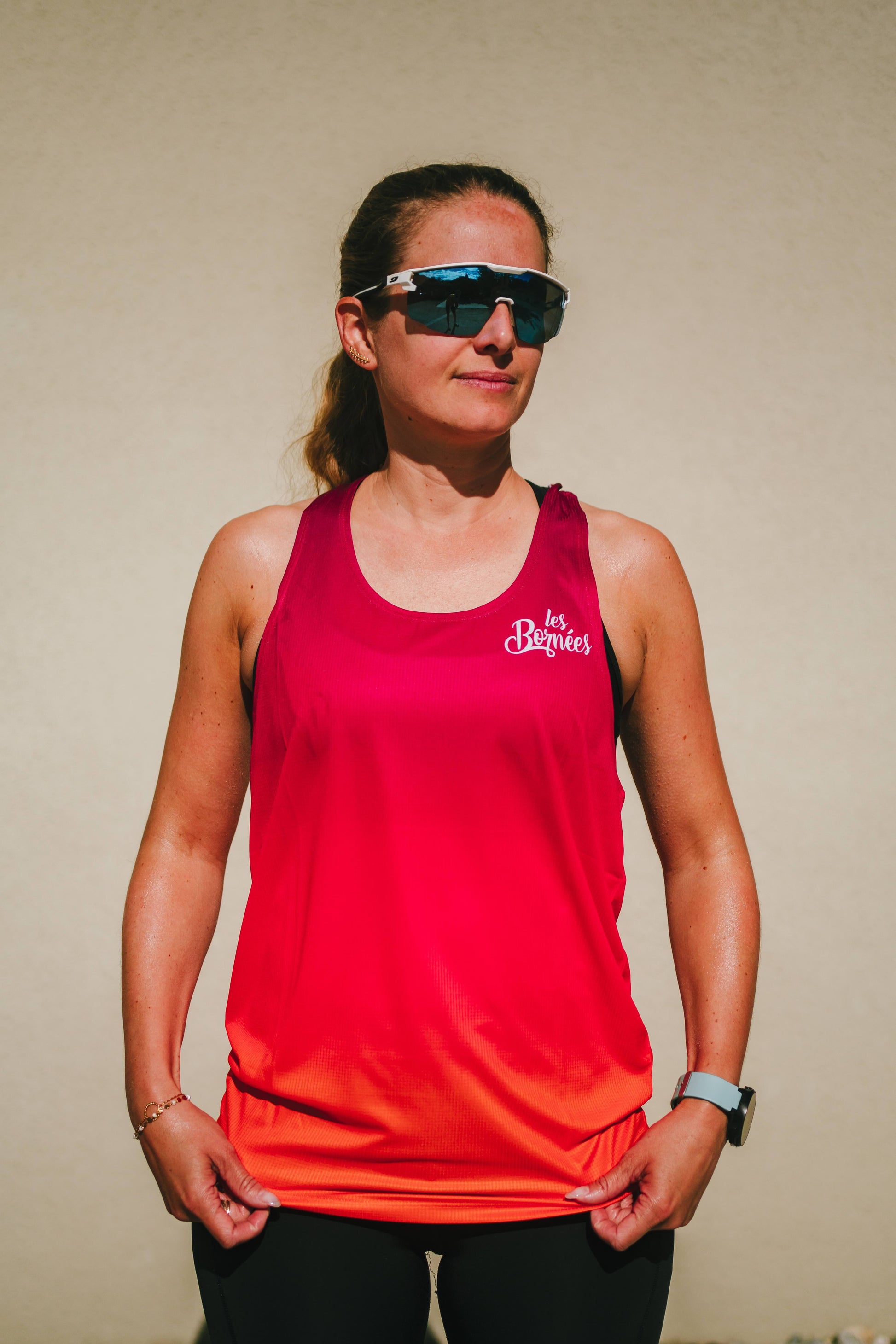 Débardeur de course à pied & trail pour femme - Competizione - Les Bornées 