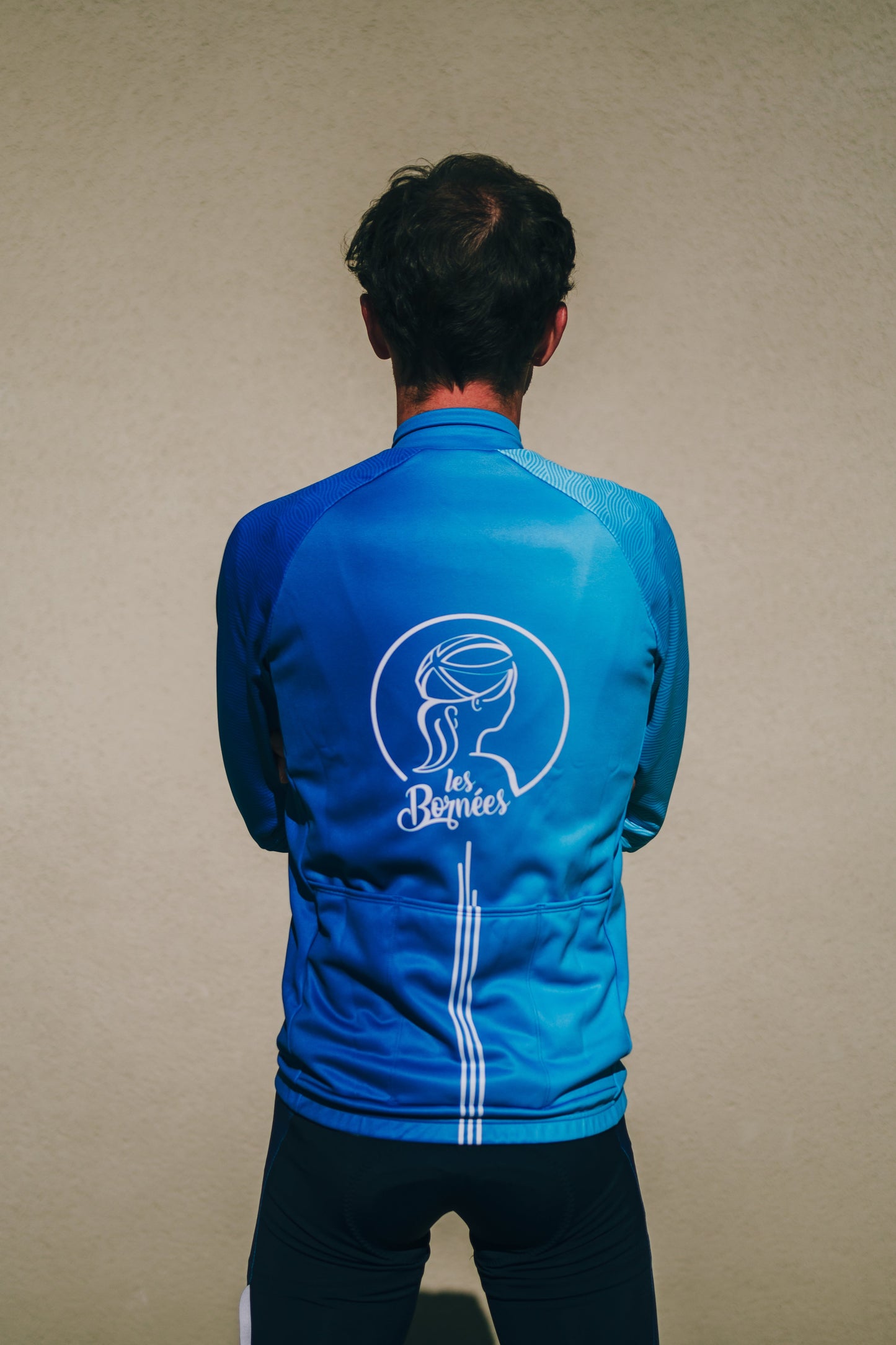 Maillot de Cyclisme Homme à Manches Longues - Collection Baby Blue - Ma boutique 