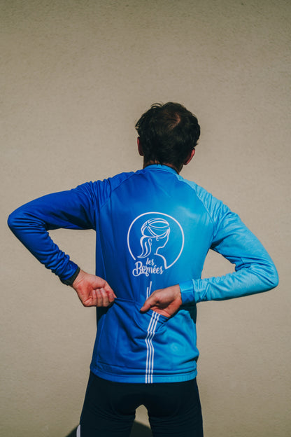 Maillot de Cyclisme Homme à Manches Longues - Collection Baby Blue - Ma boutique 
