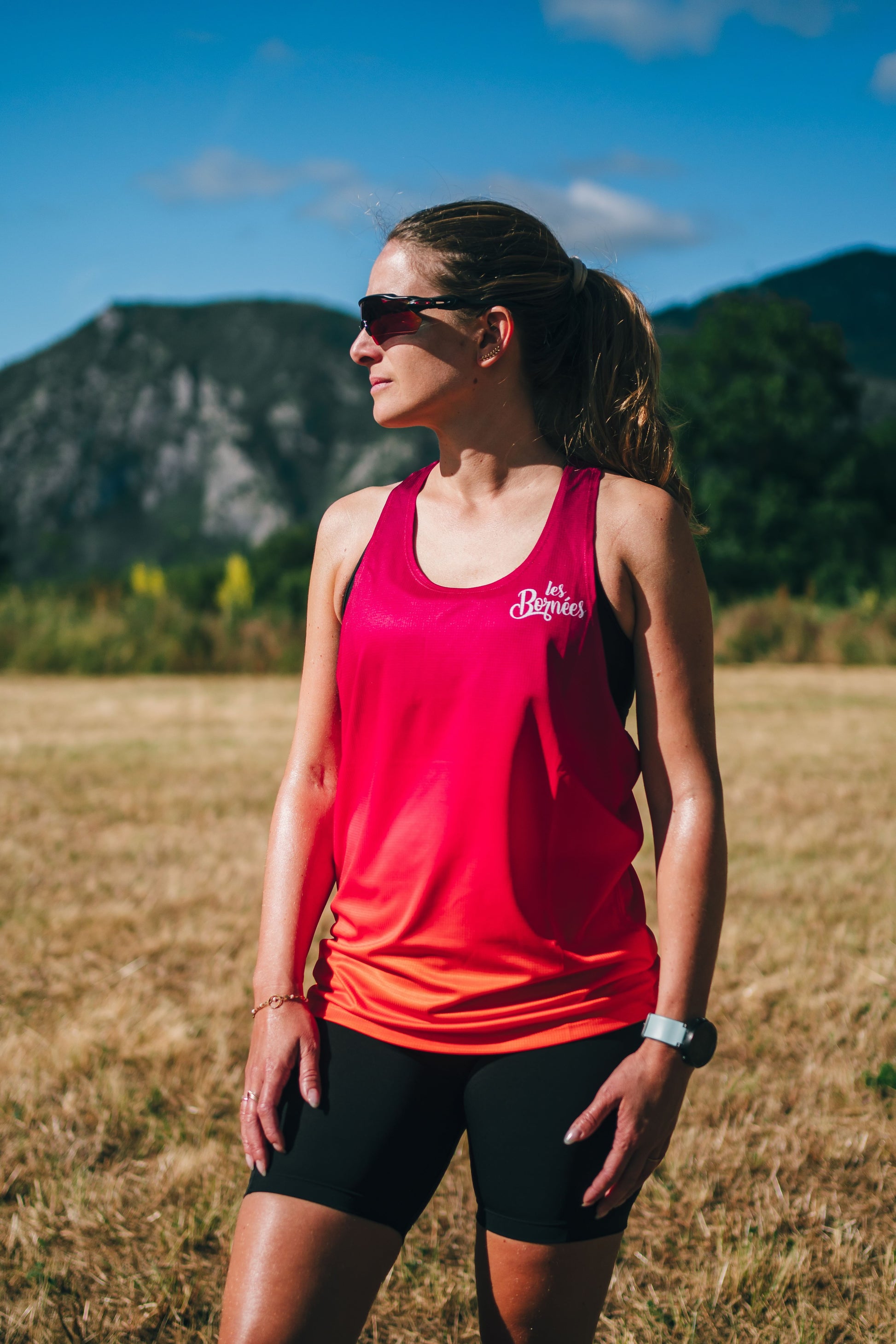 Débardeur de course à pied & trail pour femme - Competizione - Les Bornées 