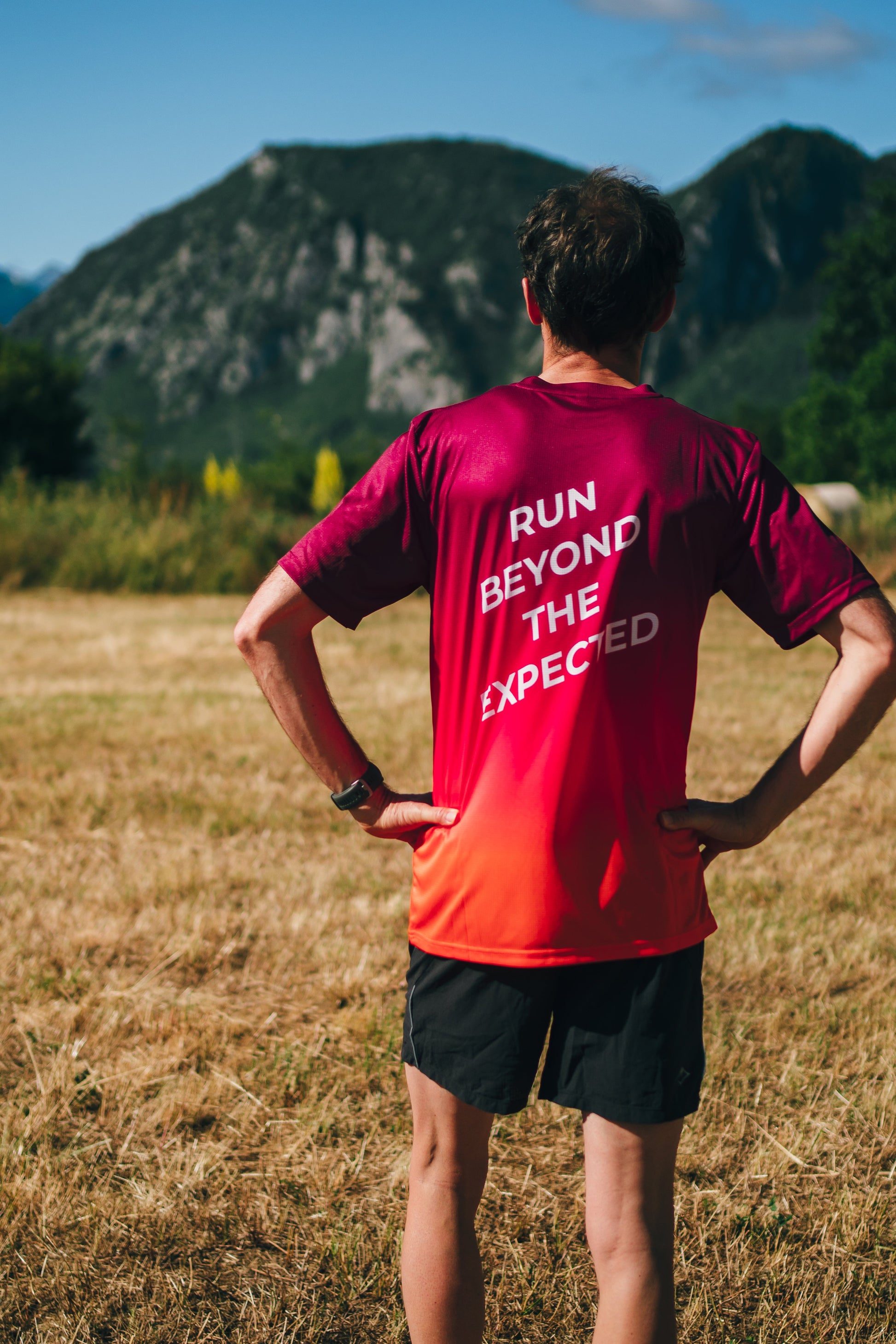 T-shirt de course à pied & trail pour homme - Competizione - Les Bornées 