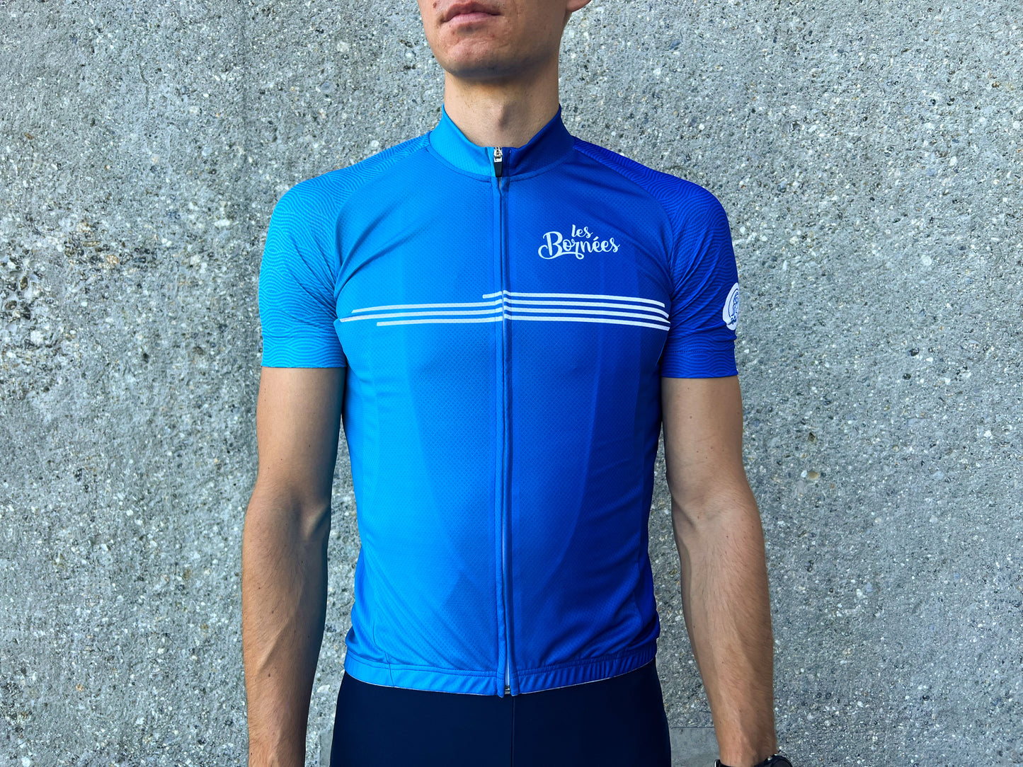 Maillot de Cyclisme Performance à Manches Courtes - Collection Baby Blue