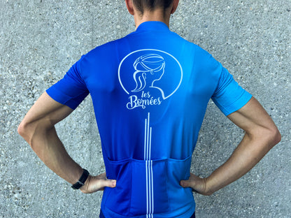 Maillot de Cyclisme Performance à Manches Courtes - Collection Baby Blue