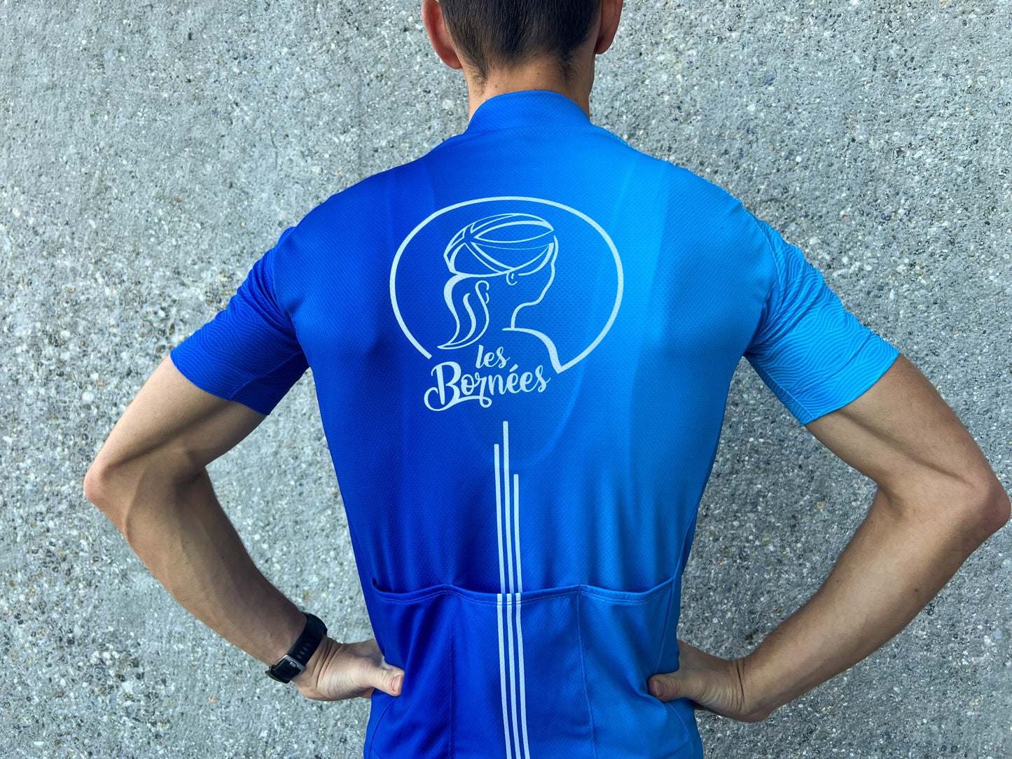 Maillot de Cyclisme Performance à Manches Courtes - Collection Baby Blue