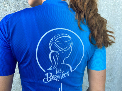 Maillot de Cyclisme Performance à Manches Courtes - Collection Baby Blue