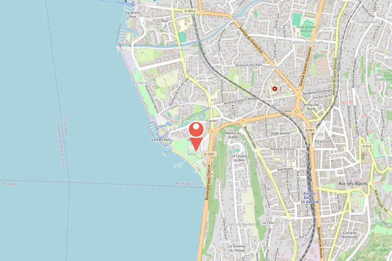 Carte d'accès à Aqualac, Aix-les-Bains